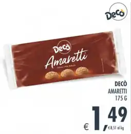 Deco Supermercati Decò amaretti offerta