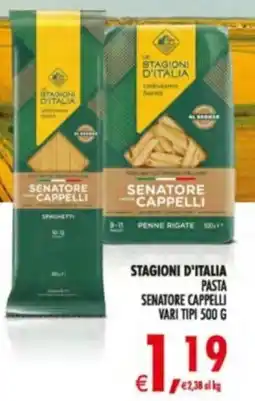 Deco Supermercati Stagioni d'italia pasta senatore cappelli offerta