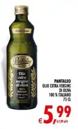 Deco Supermercati Pantaleo olio extra vergine di oliva 100% italiano offerta