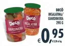 Deco Supermercati Decò insalatina/ giardiniera offerta