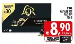 Deco Supermercati L'or capsule x30 offerta