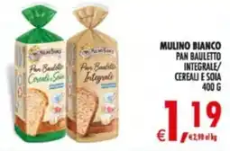 Deco Supermercati Mulino bianco pan bauletto integrale/ cereali e soia offerta