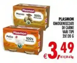 Deco Supermercati Plasmon omogeneizzati di carne offerta
