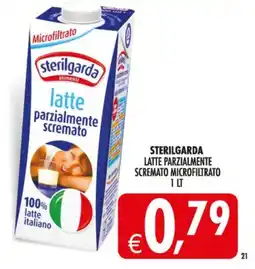 Deco Supermercati Sterilgarda latte parzialmente scremato microfiltrato offerta