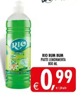 Deco Supermercati Rio bum bum piatti lemonmenta offerta