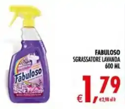 Deco Supermercati Fabuloso sgrassatore lavanda offerta