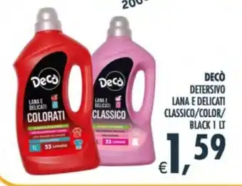 Decò detersivo lana e delicati classico/color/ black