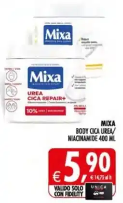 Deco Supermercati Mixa body cica urea/ niacinamide offerta