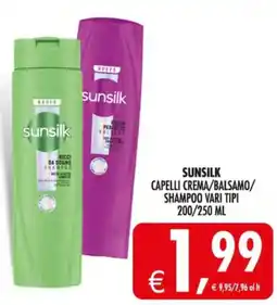 Deco Supermercati Sunsilk capelli crema/balsamo/ shampoo offerta