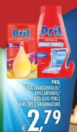 Deco Supermercati Pril cura lavastoviglie/ brillantante/ deo duo perls offerta