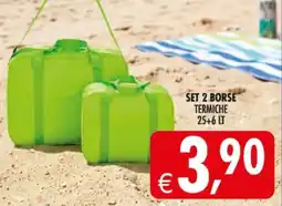 Deco Supermercati Set 2 borse termiche offerta