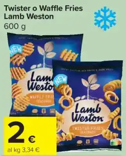 Carrefour Express Twister o Waffle Fries Lam Westo offerta