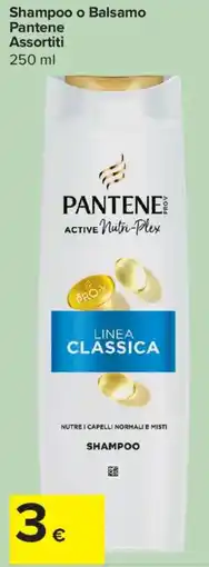Carrefour Express Shampoo o Balsamo Pantene offerta