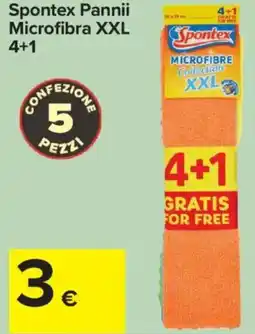 Carrefour Express Spontex Pannii Microfibra XXL offerta