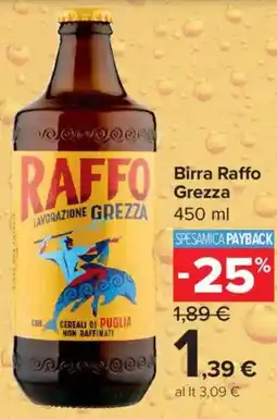 Carrefour Express Birra Raffo Grezza offerta