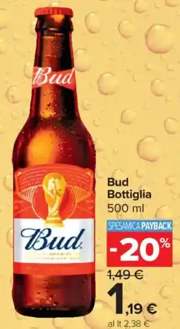 Carrefour Express Bud Bottiglia offerta