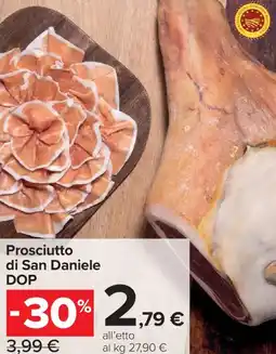 Carrefour Express Prosciutto di San Daniele DOP offerta