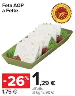 Carrefour Express Feta AOP a Fette offerta