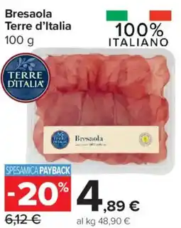 Carrefour Express Bresaola Terre d'Italia offerta