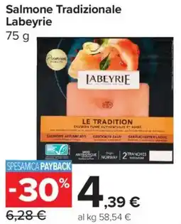 Carrefour Express Salmone Tradizionale Labeyrie offerta