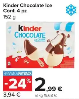 Carrefour Express Kinder Chocolate Ice offerta