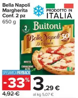 Carrefour Express Bella Napoli Margherita offerta