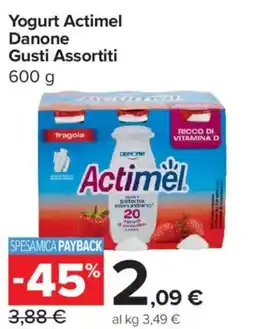 Carrefour Express Yogurt Actimel Danone offerta