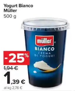 Carrefour Express Yogurt Bianco Müller offerta