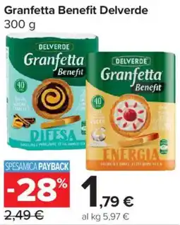 Carrefour Express Granfetta Benefit Delverde offerta