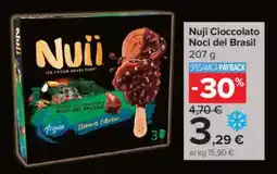 Carrefour Express Nuji Cioccolato Noci del Brasil offerta