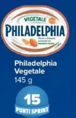 Carrefour Express Philadelphia Vegetale offerta