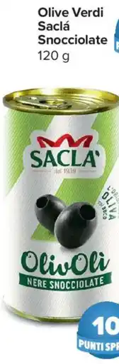 Carrefour Express Olive Verdi Saclá Snocciolate offerta