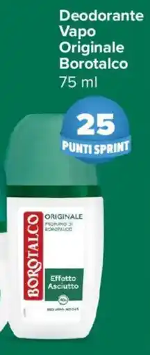 Carrefour Express Deodorante Vapo Originale Borotalco offerta