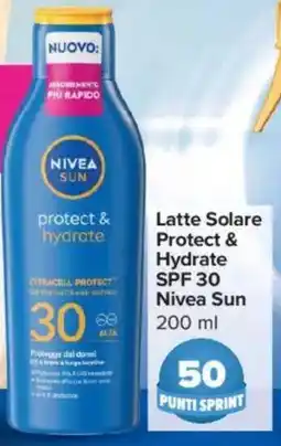 Carrefour Express Latte Solare Protect & Hydrate SPF 30 Nivea Sun offerta
