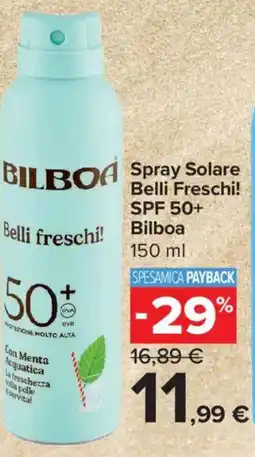 Carrefour Express Spray Solare Belli Freschi! SPF 50+ Bilboa offerta