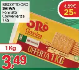 Crai Biscotto oro saiwa offerta