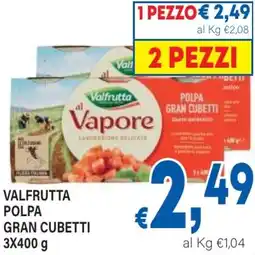 DEM Valfrutta polpa gran cubetti offerta