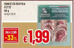 Famila PANCETTA RUSTICA FETTE offerta