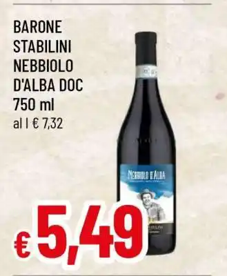 Famila BARONE STABILINI NEBBIOLO D'ALBA DOC offerta