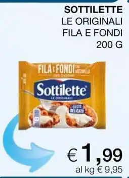 Coop Sottilette offerta