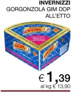 Coop INVERNIZZI GORGONZOLA GIM DOP ALL’ETTO offerta