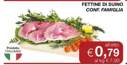 Coop Fettine di suino offerta