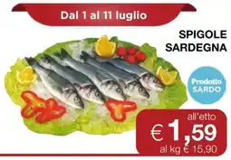Coop Spigole Sardegna offerta