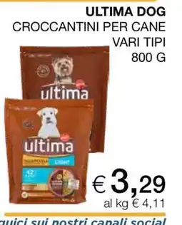 Coop ULTIMA DOG CROCCANTINI PER CANE offerta