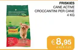 Coop FRISKIES CANE ACTIVE CROCCANTINI PER CANE 4 KG offerta