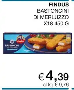 Coop Findus Bastoncini di Merluzzo offerta