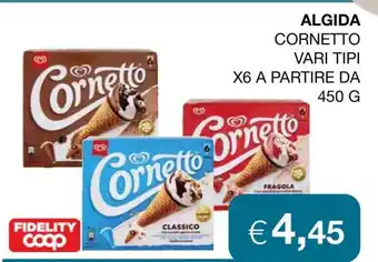 Coop Algida Cornetto offerta