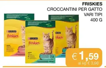 Coop FRISKIES Croccantini per Gatto offerta