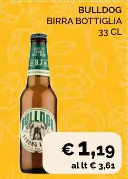 Coop BULLDOG BIRRA BOTTIGLIA 33 CL offerta