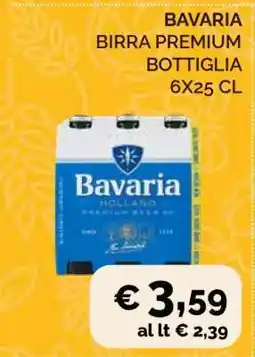 Coop BAVARIA BIRRA PREMIUM BOTTIGLIA 6X25 CL offerta